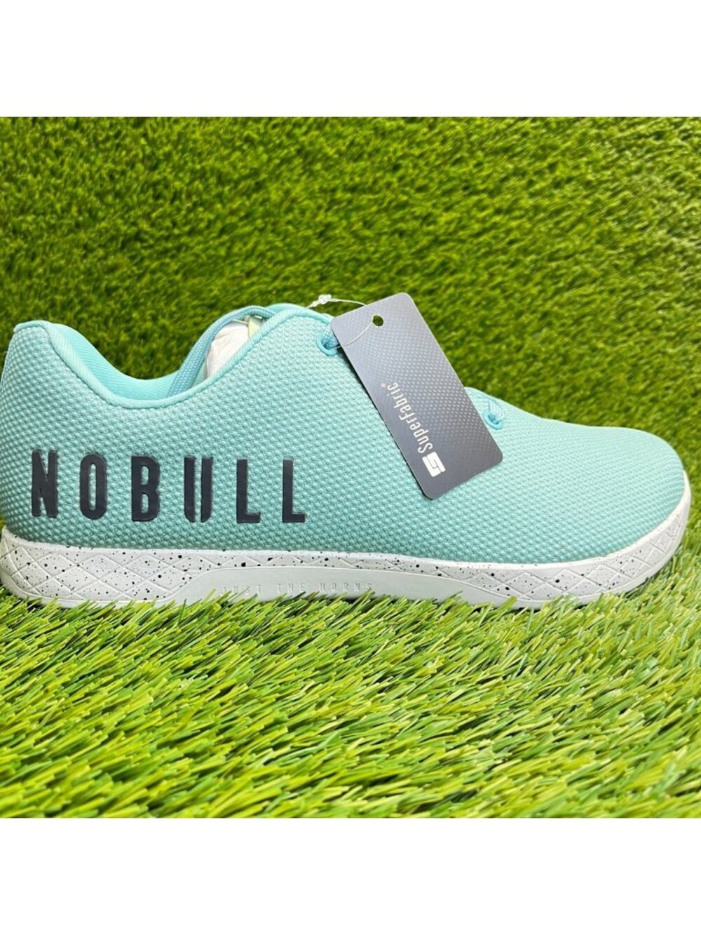 Nobull Outwork‎ Mens Size 12.5 Blue White Running Training Shoes Sneakers